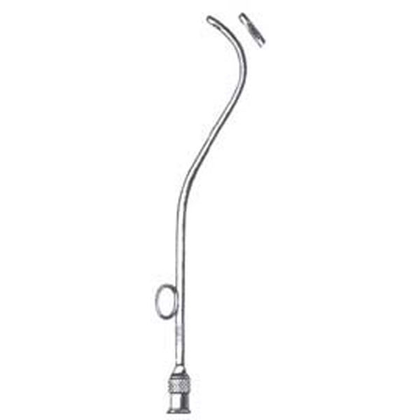 Van Alyea Antrum Cannula, Strong Curve, 4 1/2" (11.4 Cm)